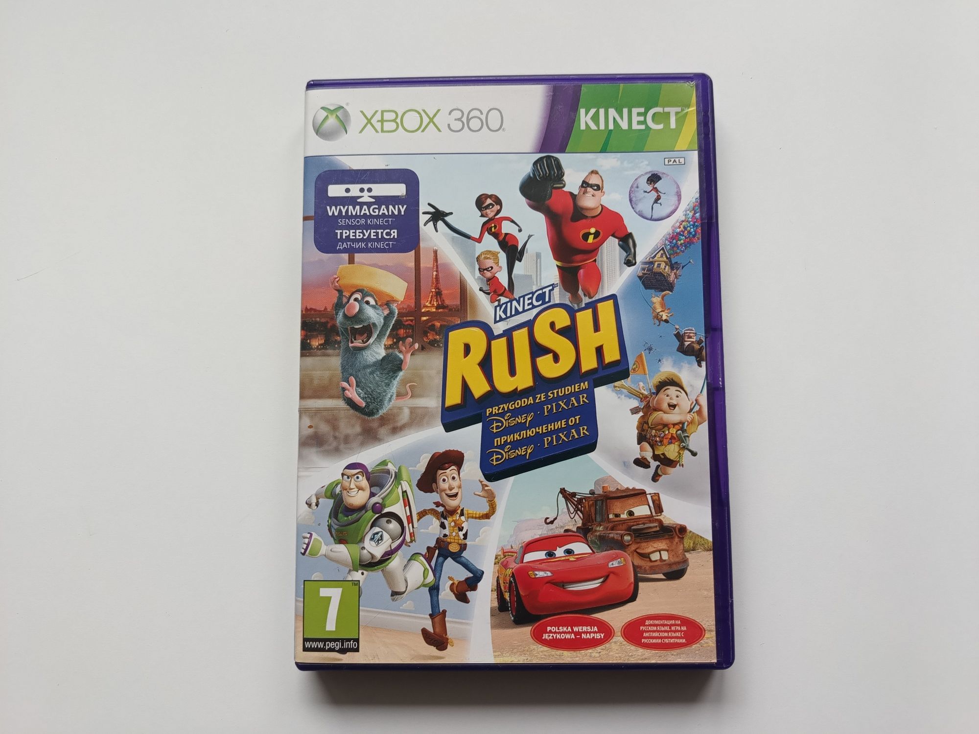 Gra Xbox 360 KINECT RUSH Disney Pixar