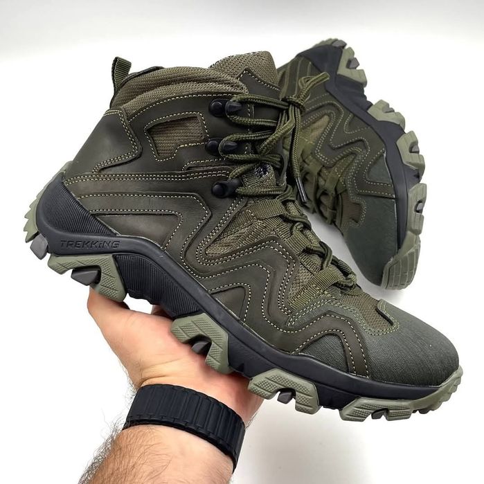 Військові берці Демісезон. Чорний, Койот, Олива