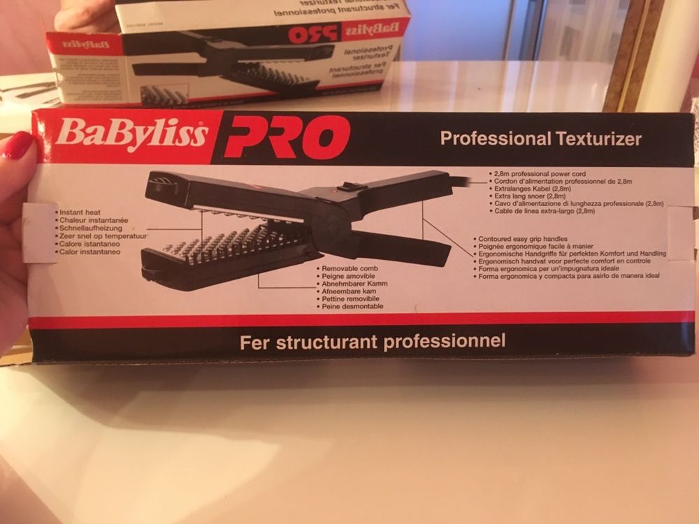 Утюжок для волос babyliss professional texturizer