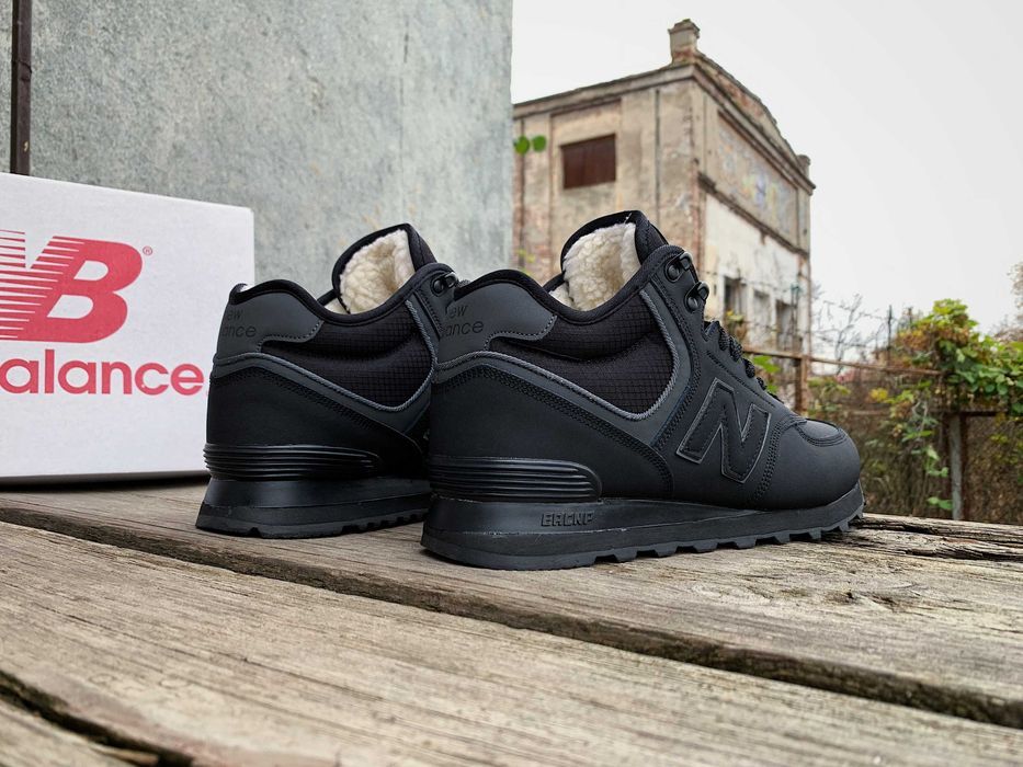 Мужские зимние кроссовки на меху New balance 574 (3 цвета) ХИТ продаж