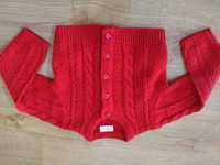 Czerwony sweterek r86