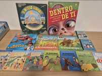 Conjunto de livros para menino