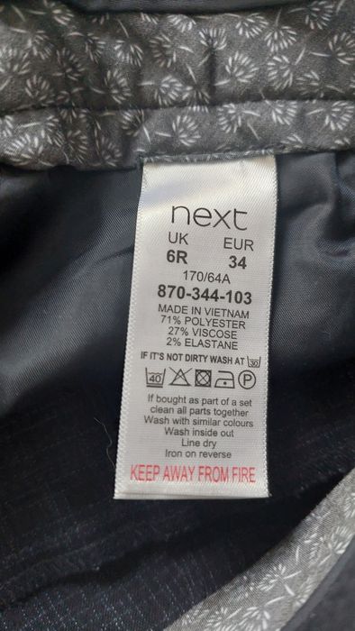 Брюки сигареты Next tailoring
пот 35 см
поб 43 см
длина 91 см
высота п