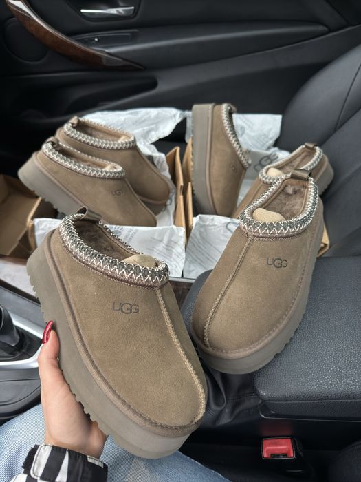 Жіночі зимові уги UGG Tazz Tasman platform driftwood