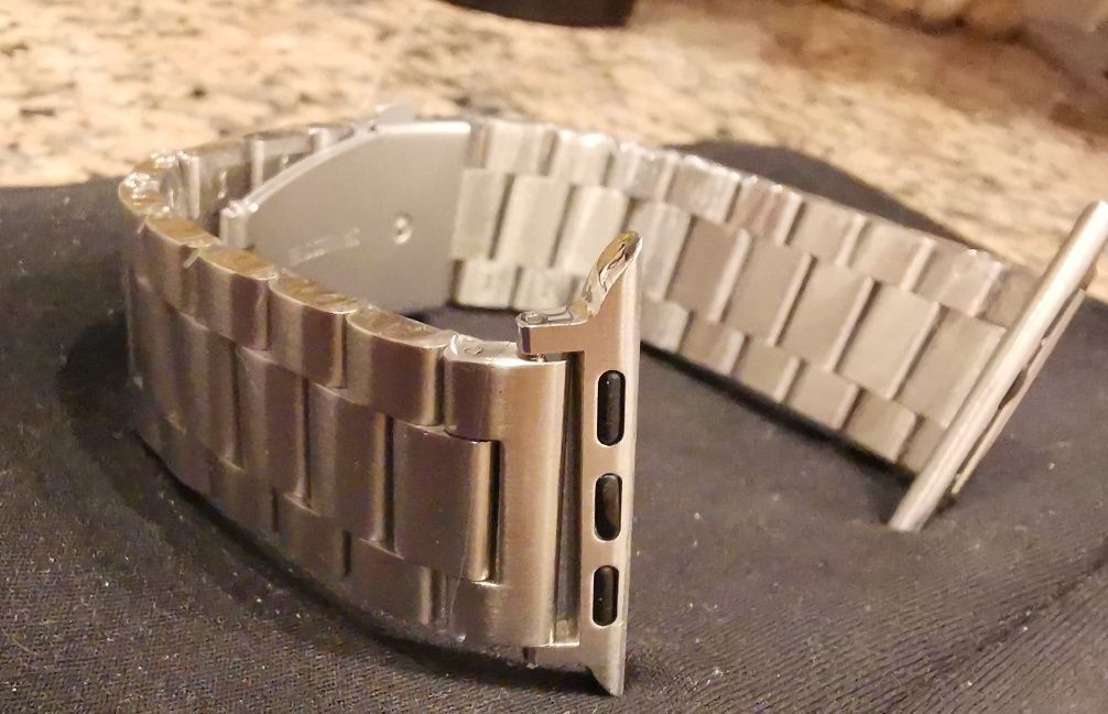 Pulseira bracelete aço para smartwatch relógio I watch ultra 1 e 2