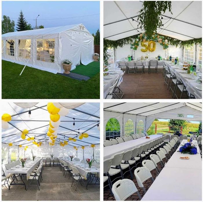 Wynajem Namiotów Krzesła Namioty imprezowe bankietowe Wypożyczalnia