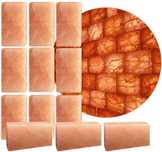 ZESTAW 12 SZTUK CEGŁA SOLNA 20x10x5cm blok do groty solnej sauny