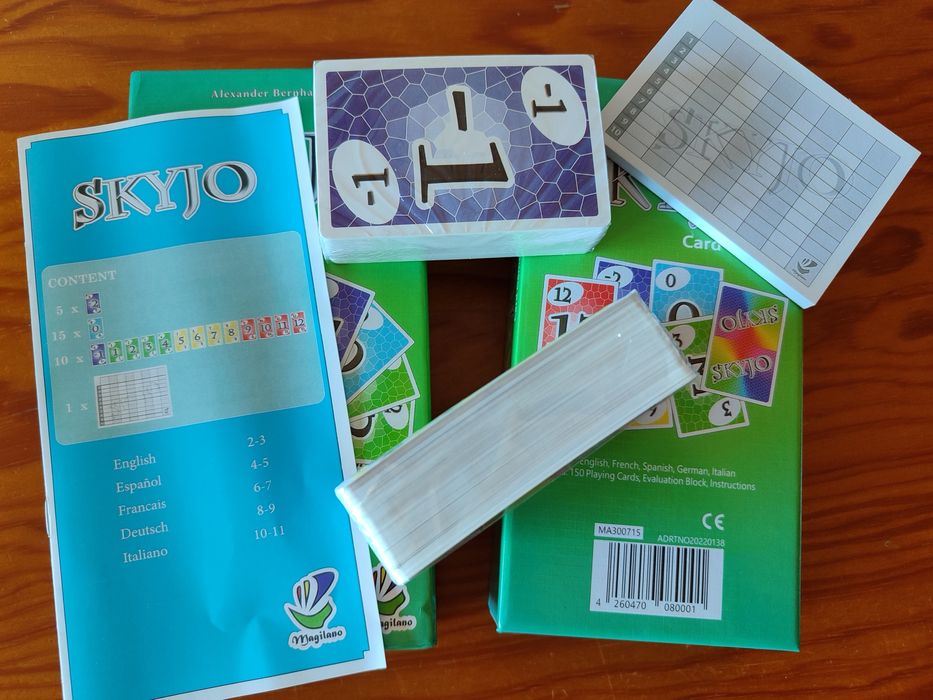 Skyjo jogo de cartas