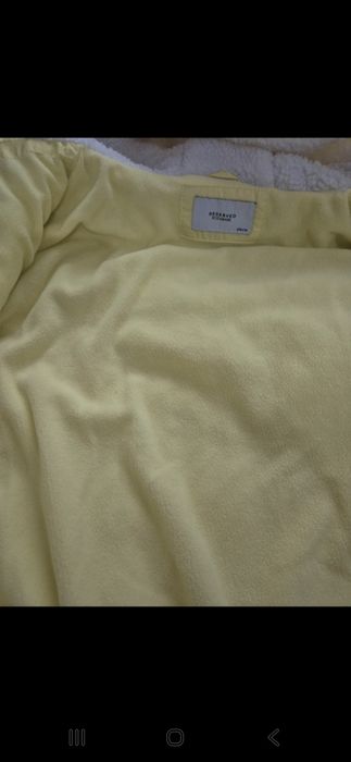 Kurtka zimowa żółta