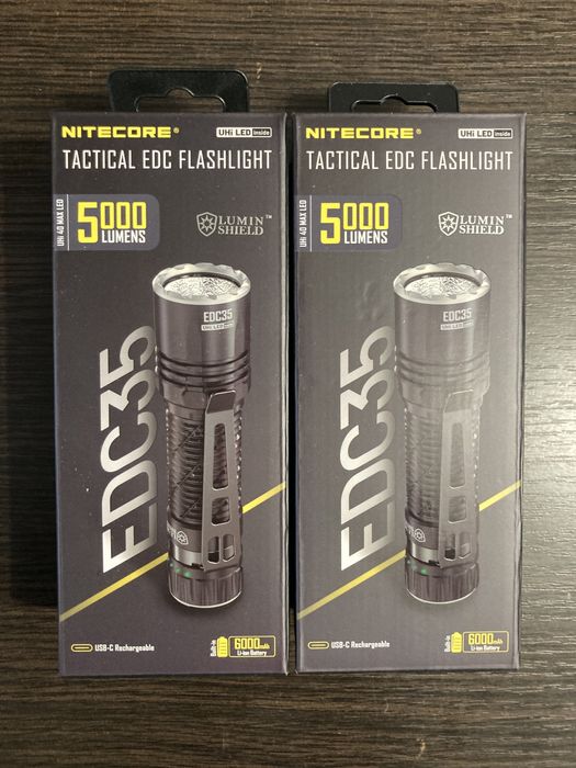 Кишеньковий ліхтар Nitecore EDC35 потужність 5000 люмен!