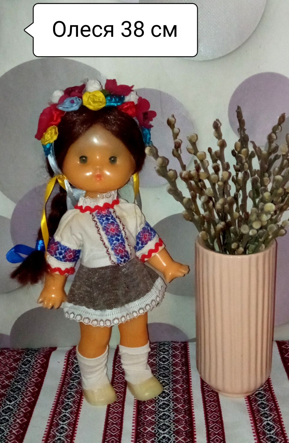 Українські ляльки. Лялька українка СССР. Кукла СССР паричковая.