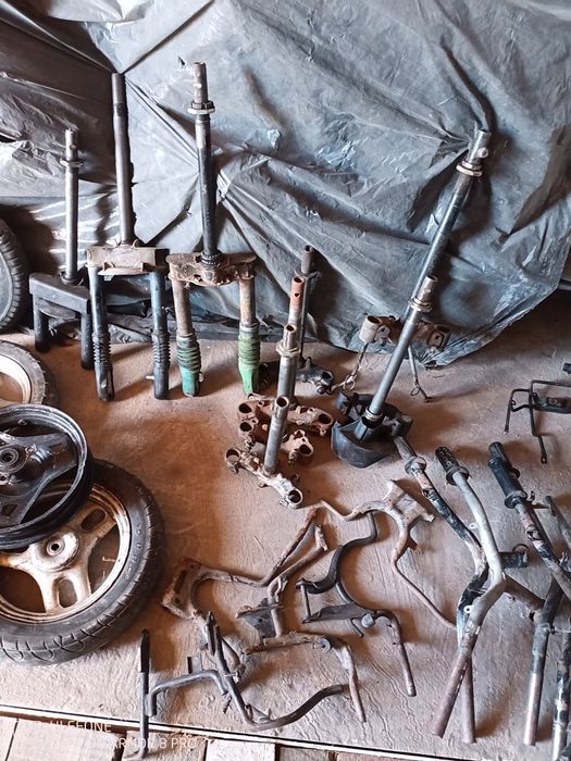 Глушители. хонда дио 56 Ямаха вино Ямаха джог и Вилки и.д