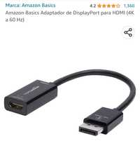 Adaptador HDMI display port para HDMI