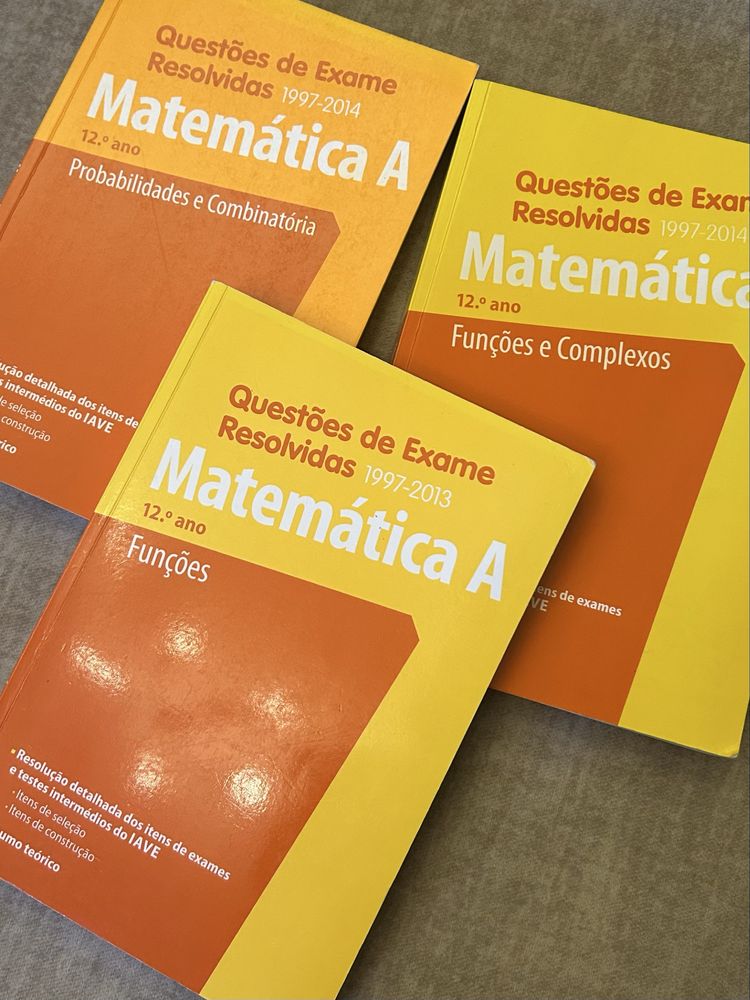 Questões de Exame Resolvidas | Matemática A