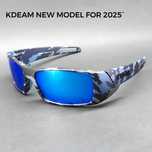 OKULARY PRZECIWSŁONECZNE. Polaryzacyjne HD. Camouflage/Blue. Sportowe
