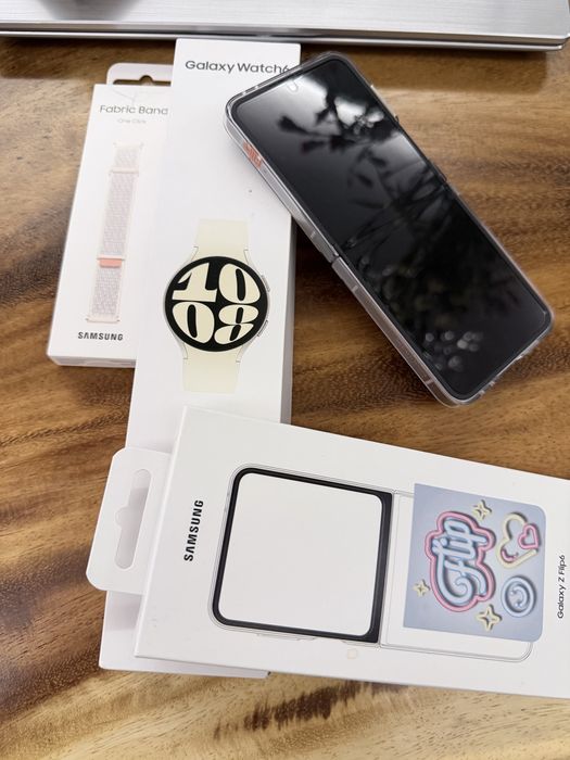 Samsung Galaxy Z flip6 + galaxy watch 6
