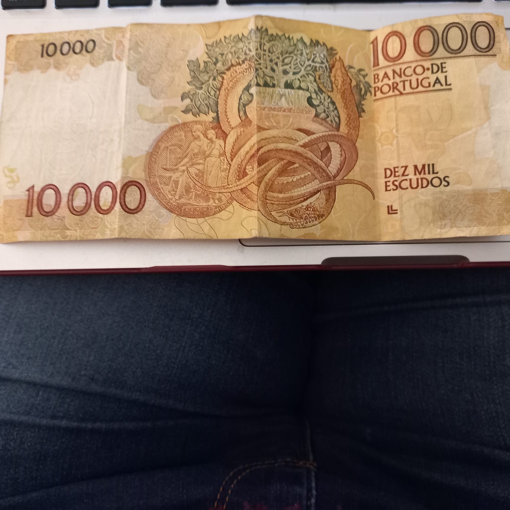 nota 10000 escudos 1989 - novo preço