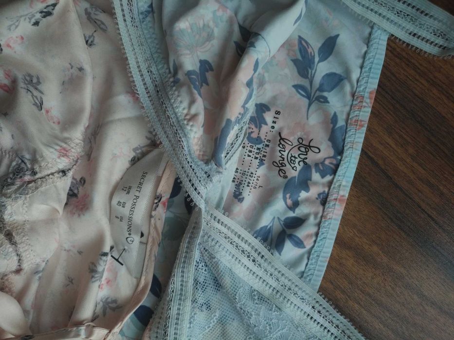 Koszulka nocna L w kwiaty