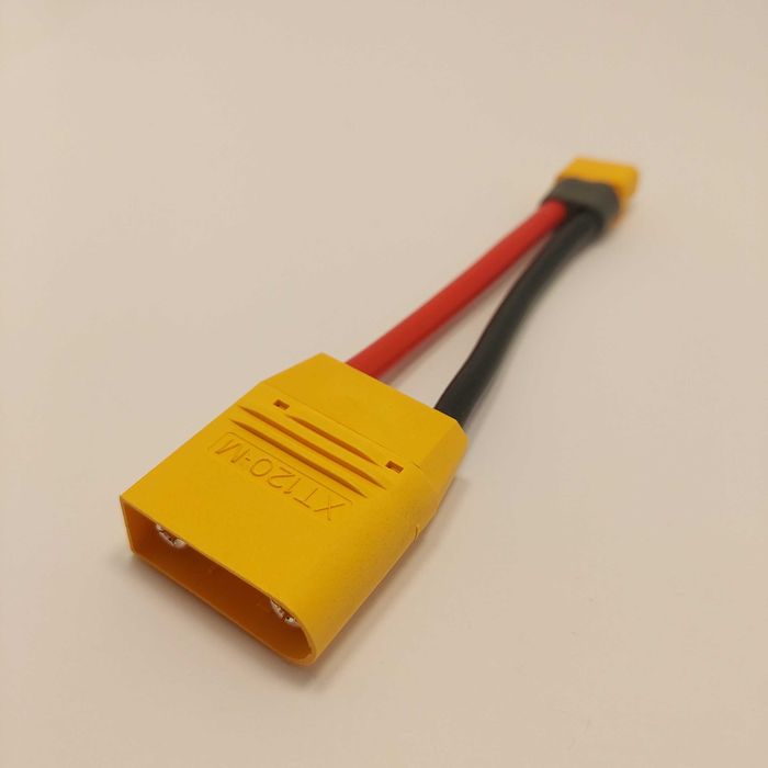 Переходник ХТ120 на ХТ60 Адаптер LiPo аккумуляторов с кабелем 10AWG