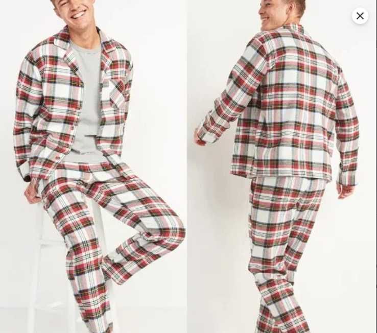 Чоловіча піжама фланелева Old Navy, L