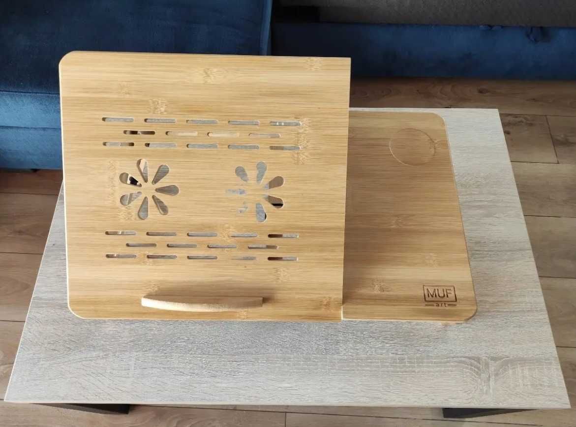 Столик для ноутбука бамбуковий з вентиляцією