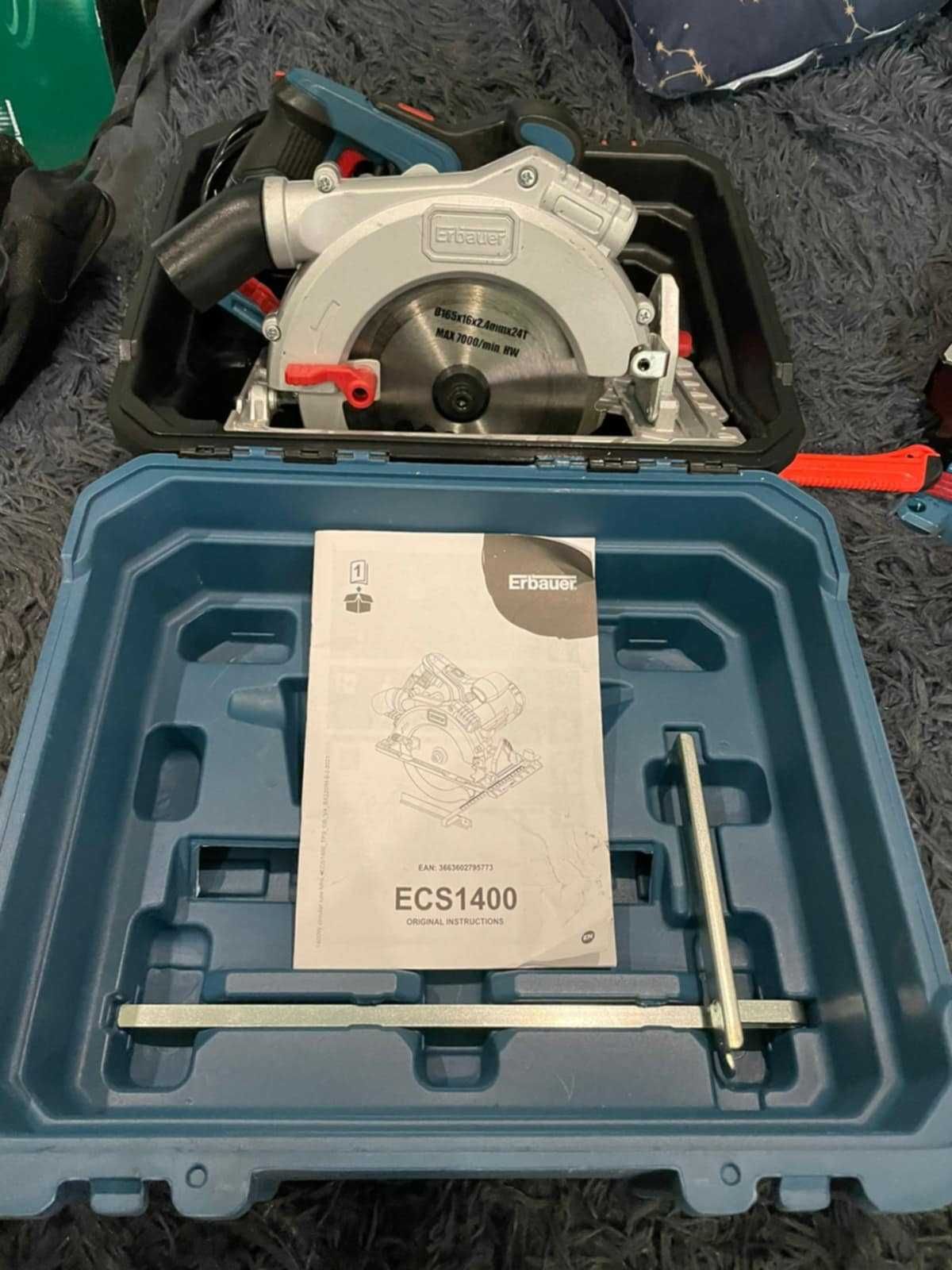 Pilarka tarczowa elektryczna Erbauer ECS 1400W 165 mm 240V