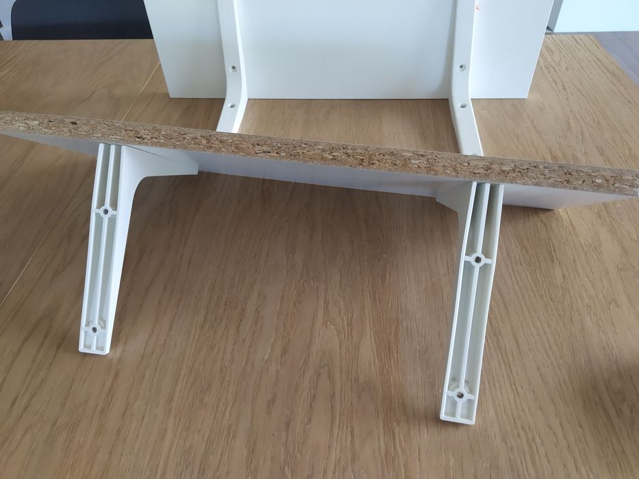 1 półka scienna biała 53cmx20cm