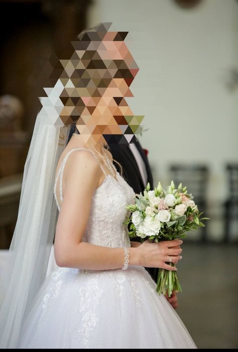 Suknia ślubna model 2021 rozmiar 36 (38) gorset wiązany