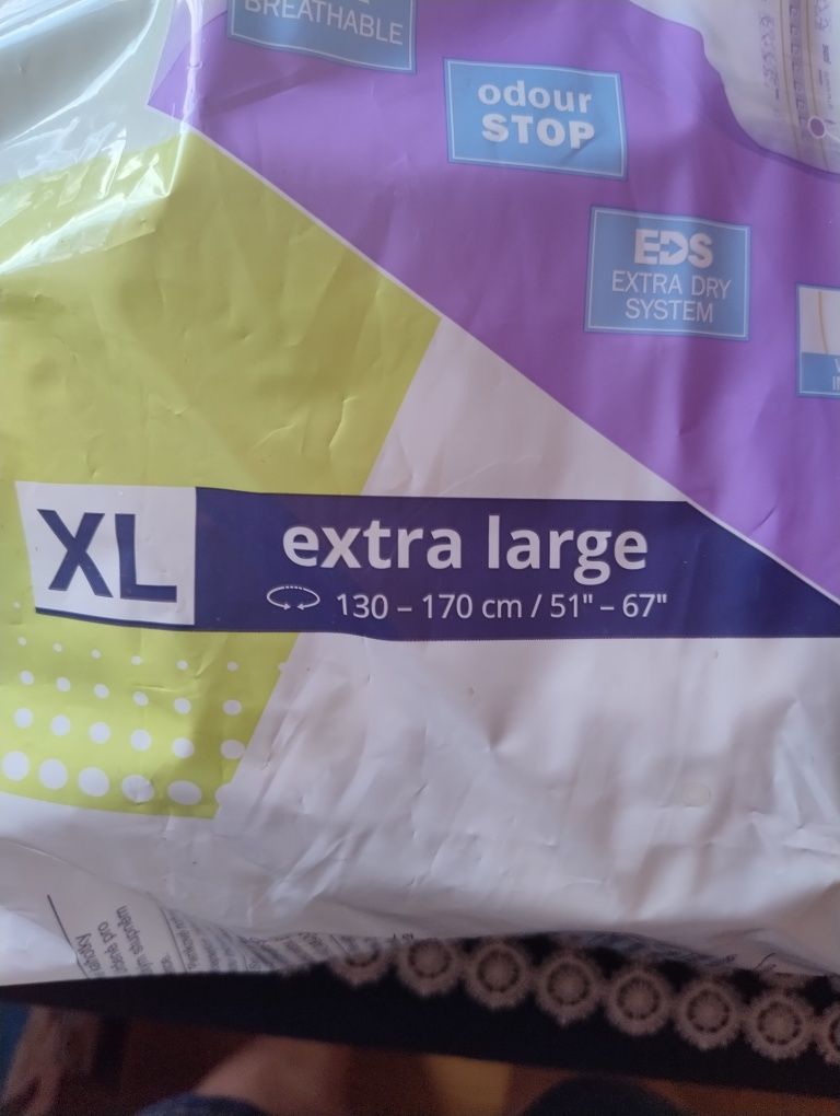 Pampersy seni XL super plus