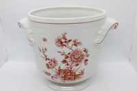 Vaso Cachepot Imari Fer-Rouge 19 cm vidrado Vista Alegre 1971