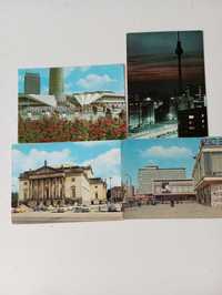 4 pocztówki berlin ddr