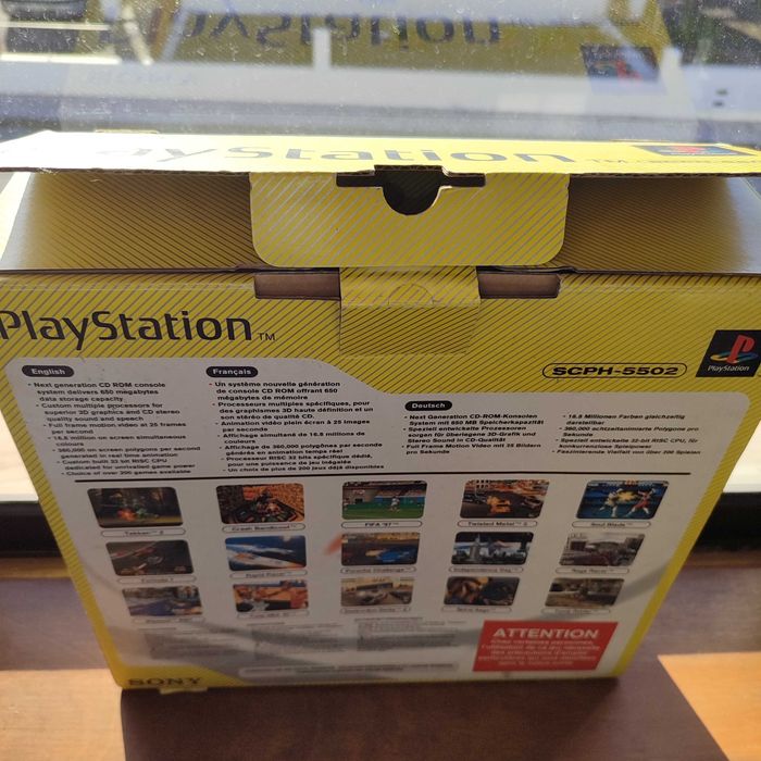 Lote PSOne + Caixa Playstation (da 1ª geração anos 1990)
