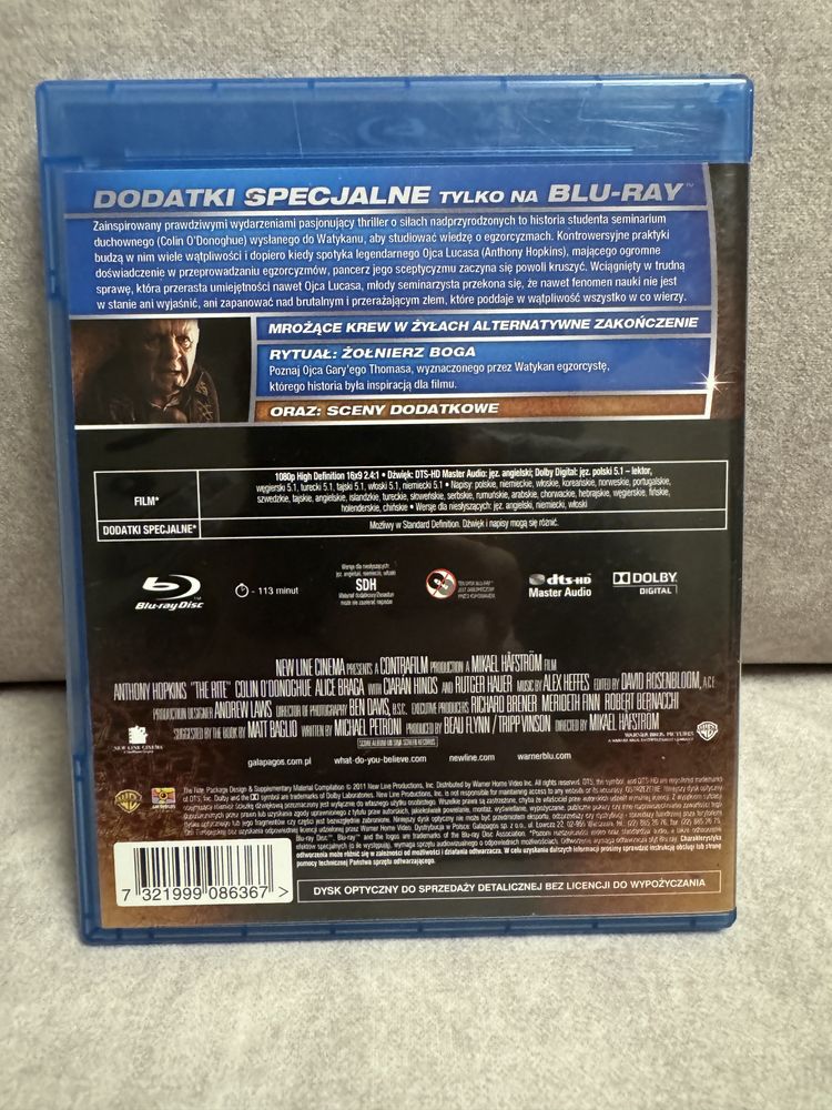 Rytuał, polskie wydanie bluray