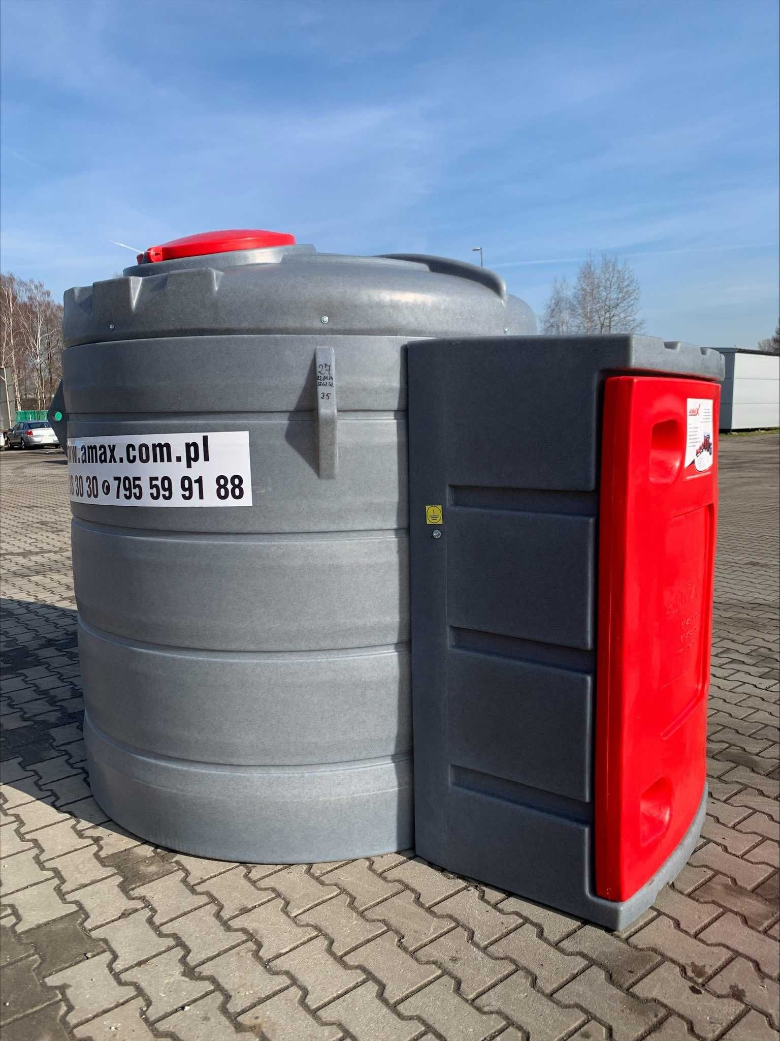 Zbiornik na paliwo 2500l z dystrybutorem - ON diesel ropa - AMAX