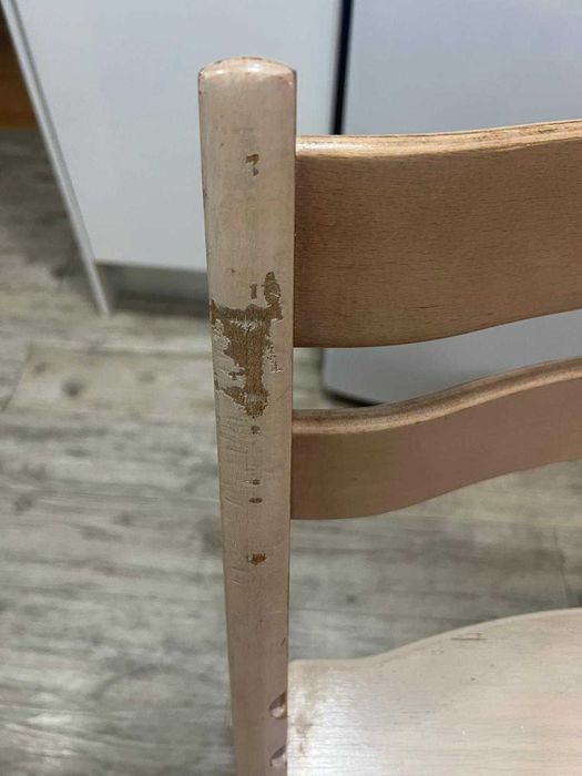 Cadeira Stokke branca – modelo Tripp Trapp usada, sinais de uso