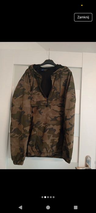 Kurtka wiatrówka męska lekka przeciwdeszczowa