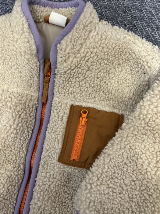 Детская куртка-шерпа 6-9 месяцев