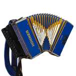 Concertina Hohner Azulão - 3ª Voz - Lá#