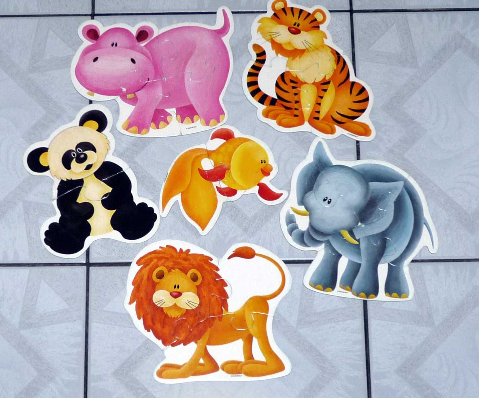 Puzzle Zwierzątka Kukuryku