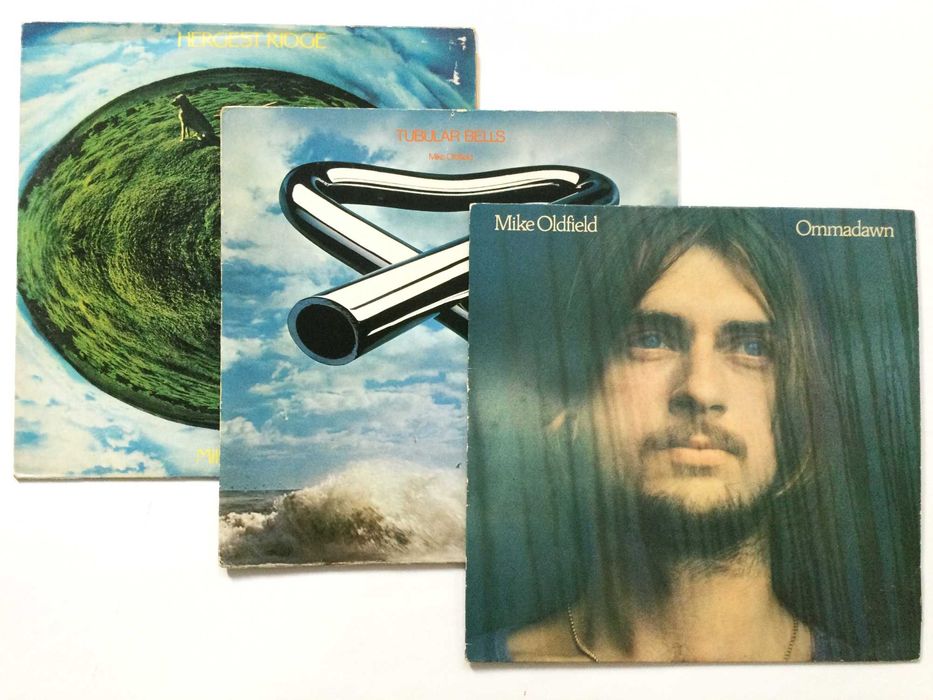 Mike Oldfield -3 Discos de Vinil, Art Rock dos anos 70.
