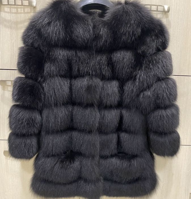 Шуба трансформер чёрная