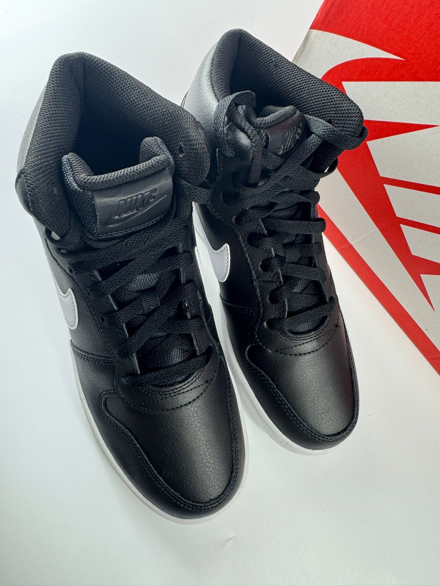 Nowe sneakersy męskie NIKE EBERNON MID czarne 42,5