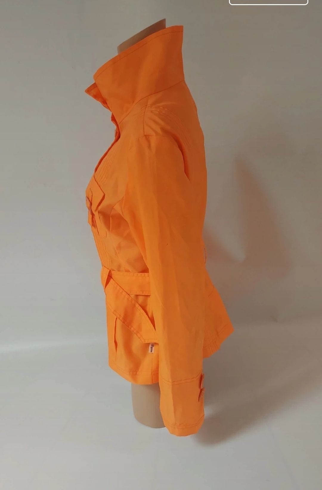 Nowa pomarańczowa lekka kurtka przejsciowa wiatrowka Rym L 40