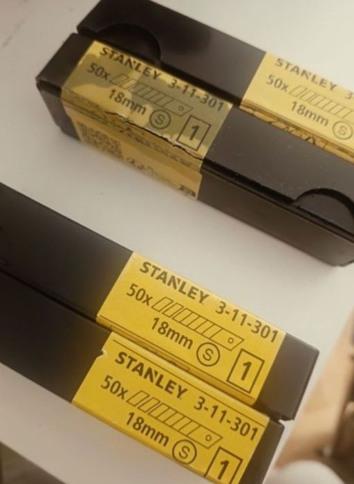 Ostrza Stanley 3 paczki