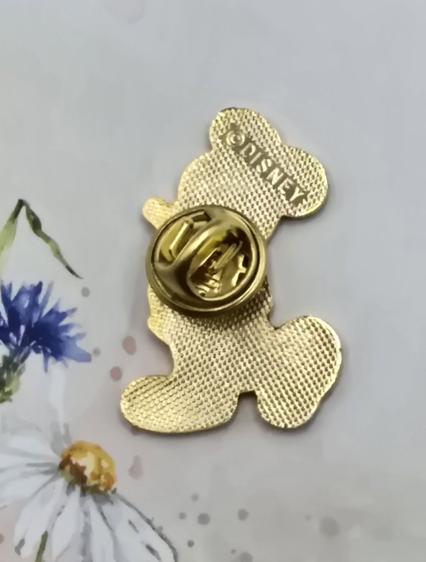 Myszka Miki Mickey Mouse złota broszka przypinka Disney Fashion