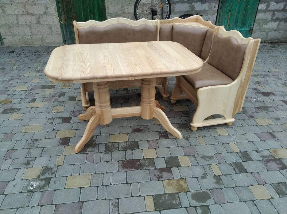 Кухонні куточки з натуральної деревини від виробника!