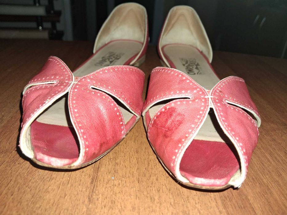 Salvatore Ferragamo мюлі черевики для літа шкіряні Італія