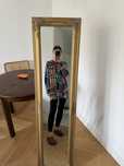 Brązowy czekoladowy sweter S 36 100% bawełna oversize COS