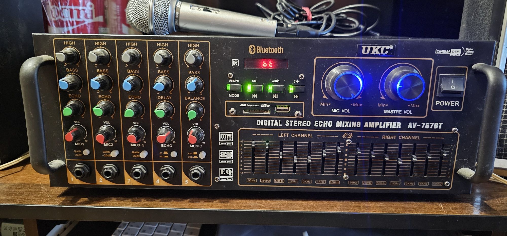 Караоке - усилитель UKC AV-767BT 760 Watts
