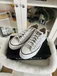 Converse 37.5 37 szare na platformie trampki